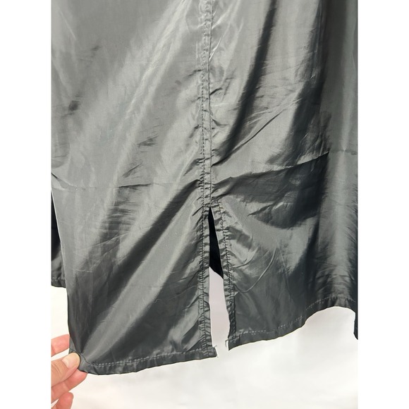 ELESOL Black Longline Windbreaker Jacket XL Gorpcore Minimalist Utility Parka - Picture 10 of 12